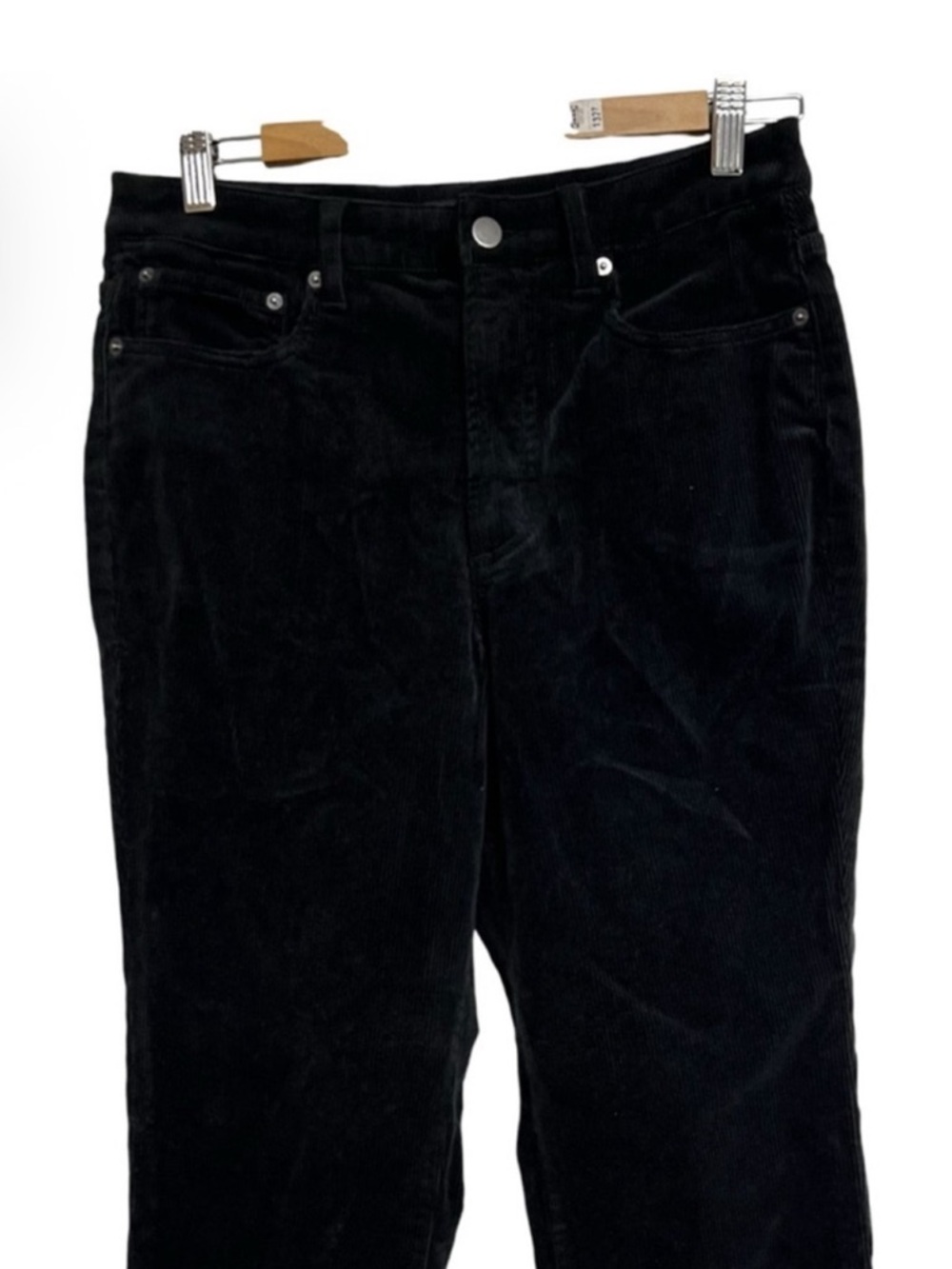 Quince Organic Stretch Corduroy
Straight Leg Pants in Black size 14 - Picture 3 of 7